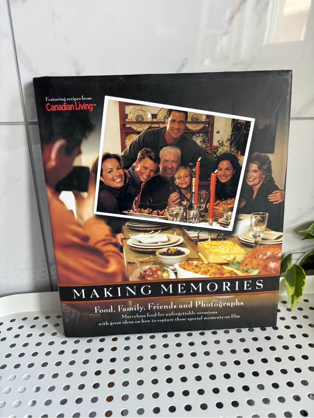 Black Making Memories Home Dining Recipes Book - Black & Brown Hard Cover